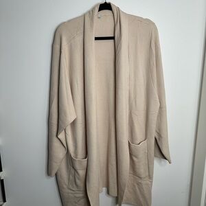 Elegant Tan Women's Cardigan